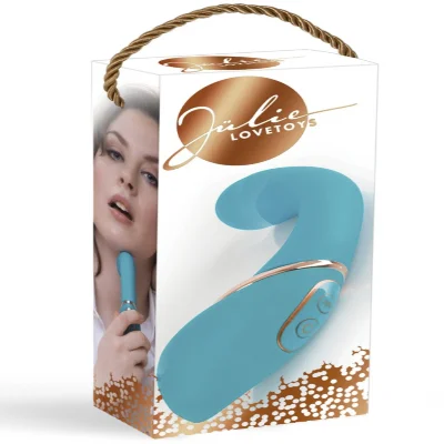 Вибратор для точки G - Jülie Lovetoys бирюзовый