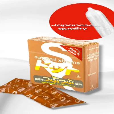 Презервативы Sagami Xtreme Dots Type Feel Up (3шт)