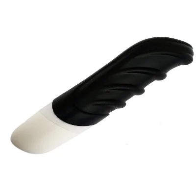 Вибратор мини с выраженным рельефом в виде складочек AMOR VIBRATOR RAMBO Black (Приложение НЕ Функционирует!)