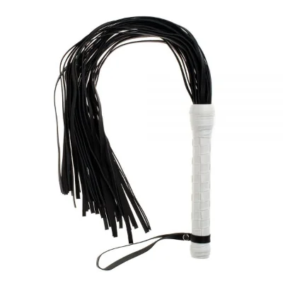 Флогер Premium Leather Flogger, White кожа