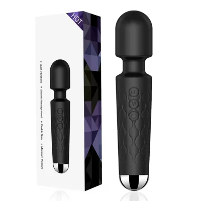 Вибратор микрофон «Black Microphone», 20 режимов вибрации ,черный
