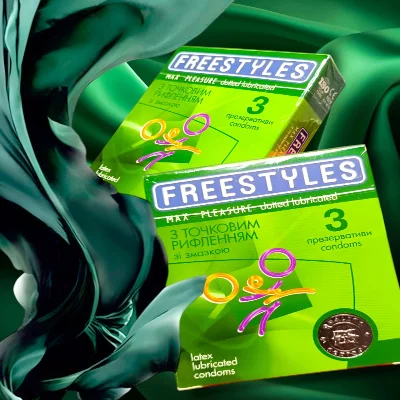 Презервативы FREESTYLES №3 Max Pleasure точечные