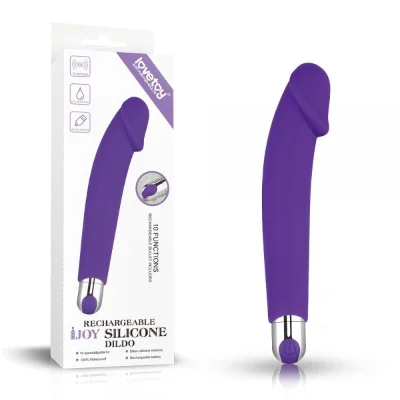Эффективный вибромассажер Rechargeable IJOY Silicone Dildo