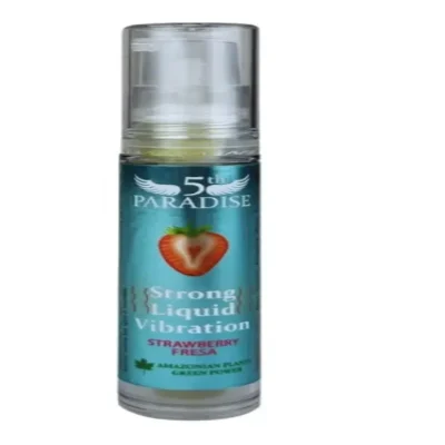 Стимулирующий гель (жидкий вибратор) 5th PARADISE Strong Liquid Vibration - Strawberry, 10 ml