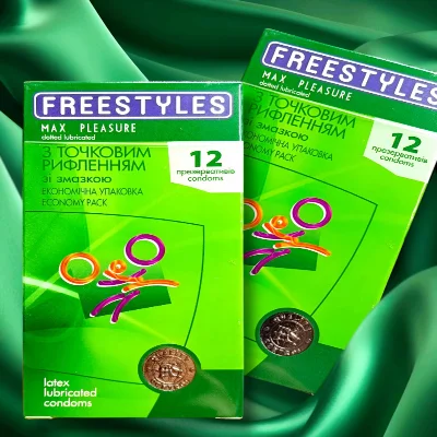 Презервативы FREESTYLES №12 Max Pleasure точечные
