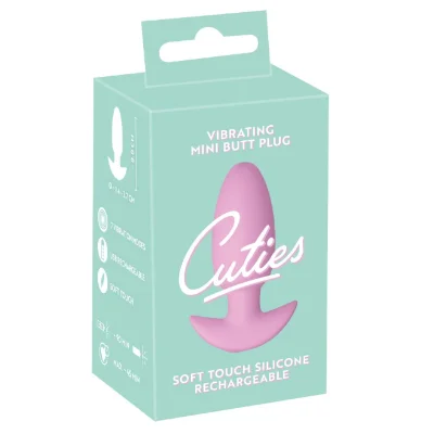Анальная пробка с вибрацией Vibrating Mini Butt Plug Rose