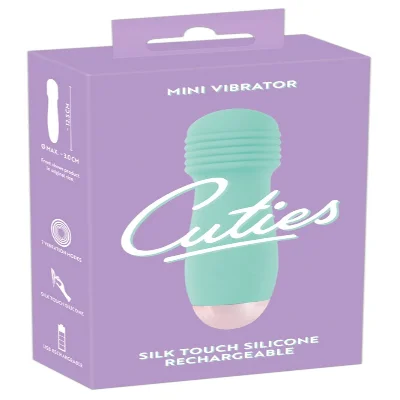 Вибростимулятор с необычной структурой Cuties Mini Vibrator с 7 различными вибрационными режимами