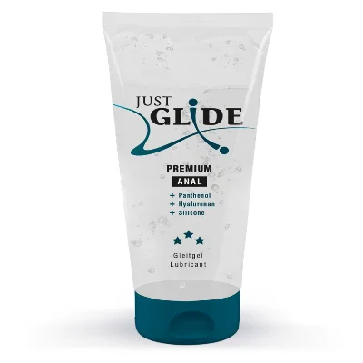 Анальная смазка с гиалуроновой кислотой и пантенолом Just Glide Premium Anal 200 мл (веганская)