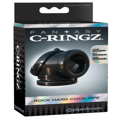 Двойное эрекционное кольцо Fantasy C-Ringz - Rock Hard Cock Pipe