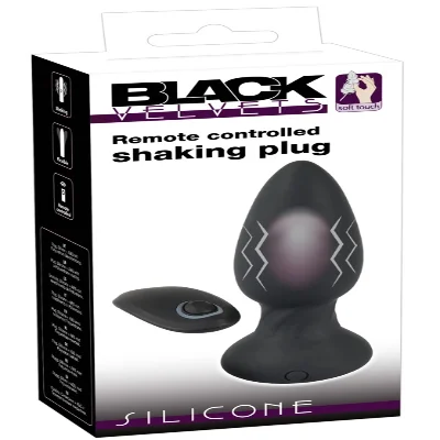 Анальная вибропробка с 7 режимами пульсации Remote controlled shaking plug