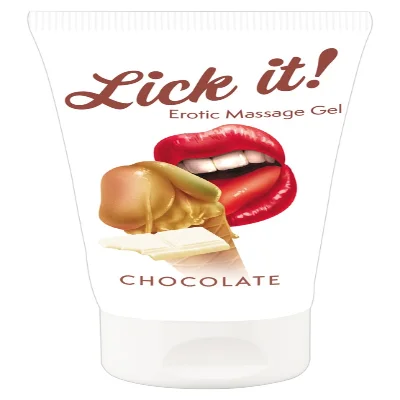 Оральная смазка Lick It! Chocolate 50 мл (веганская)
