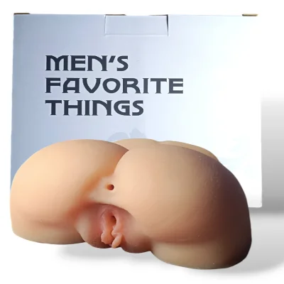 Мастурбатор попа с двумя отверстиями вагина-анус Men`s Favorite Things