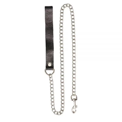 Поводок Leather Leash, Black