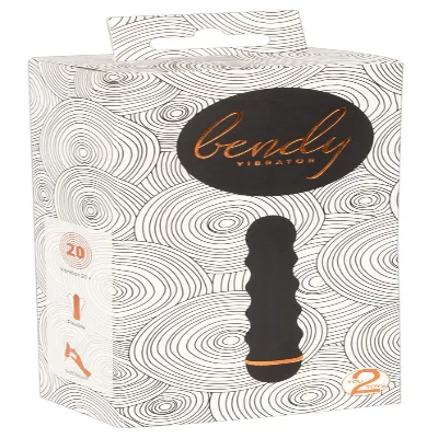 Вибратор со стимулирующим рельефом Bendy Wavy Vibrator 20 режимами вибрации