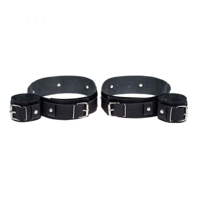 Фиксатор для запястий и бедер Fixation Me Thigh, Smooth Black