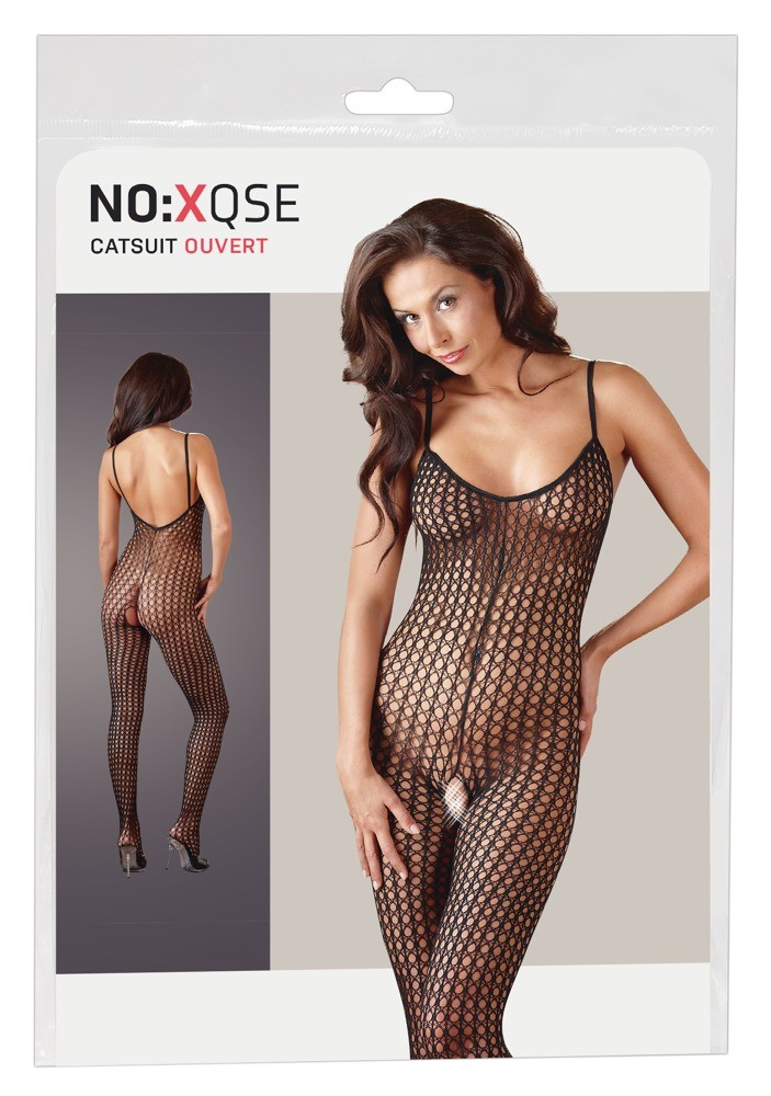 Бодістокінг - 2313630 NO:XQSE Catsuit Black M/L - зображення 1