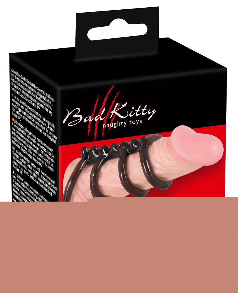 Ерекційні кільця - Bad Kitty Cock Ring - зображення 1