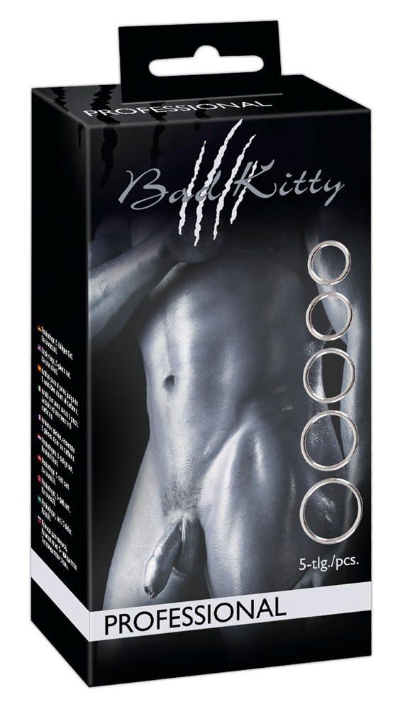 Ерекційні кільця - Bad Kitty Professional Cock Ring Set - зображення 1