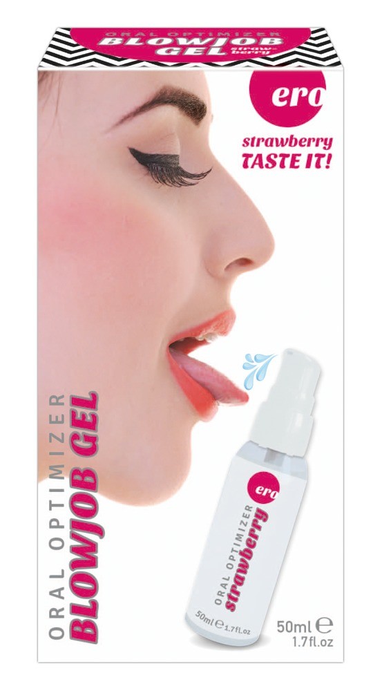Оральний лубрикант - Ero Oral Optimizer Blowjob Gel Strawberry, 50 мл - зображення 1