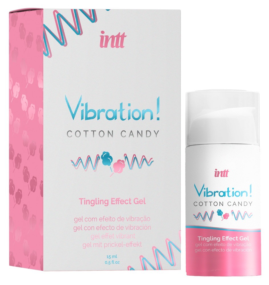 Рідкий вібратор - Intt Vibration! Cotton Candy 15 мл - зображення 1