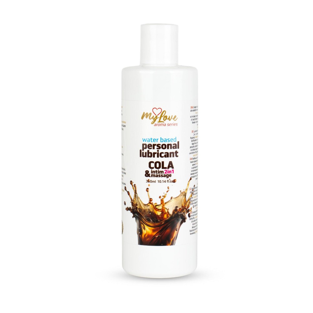 2в1 лубрикант та масажний гель - MyLove Aroma Series Intim&Massage Cola, 300 мл - зображення 1