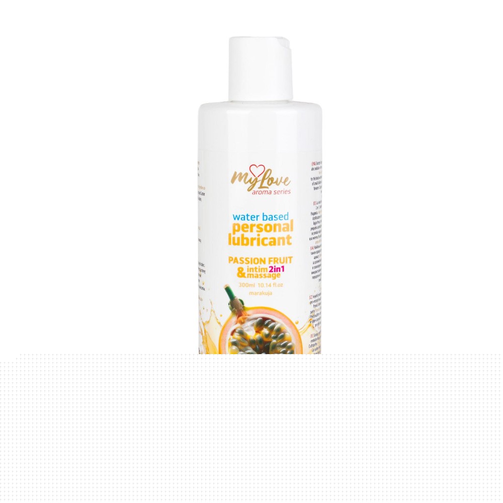 2в1 лубрикант та масажний гель - MyLove Aroma Series Intim&Massage Passion Fruit, 300 мл - зображення 1