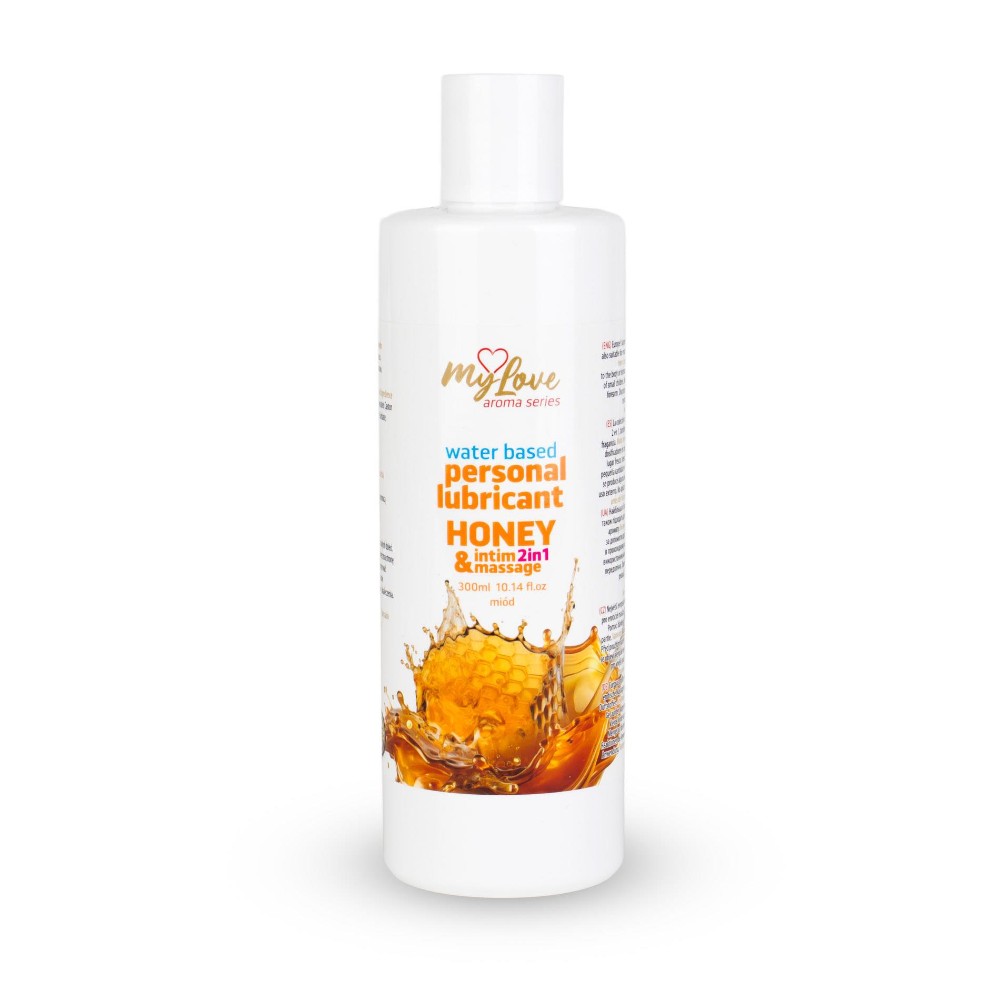 2в1 лубрикант та масажний гель - MyLove Aroma Series Intim&Massage Honey, 300 мл - зображення 1