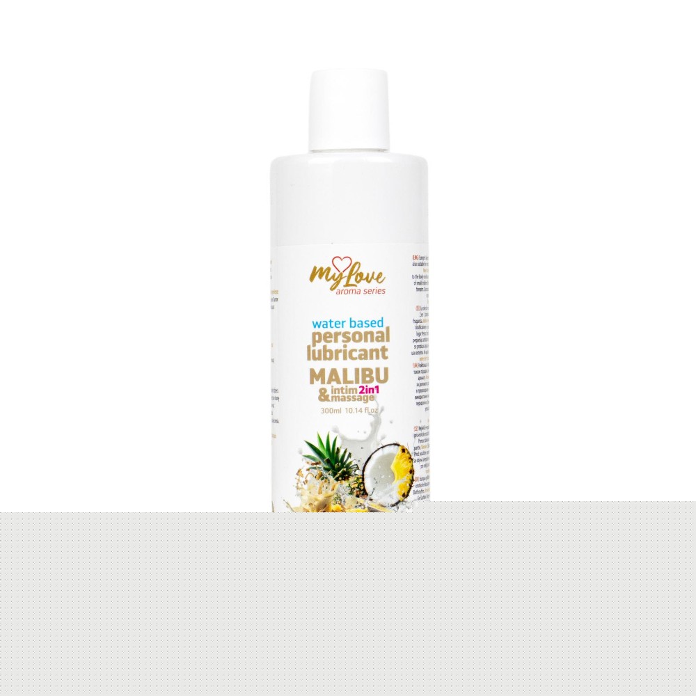 2в1 лубрикант та масажний гель - MyLove Aroma Series Intim&Massage Malibu, 300 мл - зображення 1