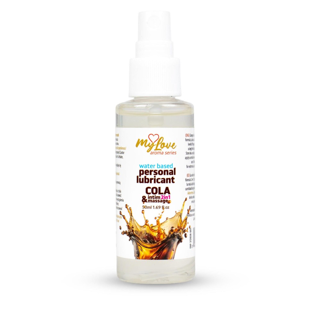2в1 лубрикант та масажний гель - MyLove Aroma Series Intim&Massage Cola, 50 мл - зображення 1