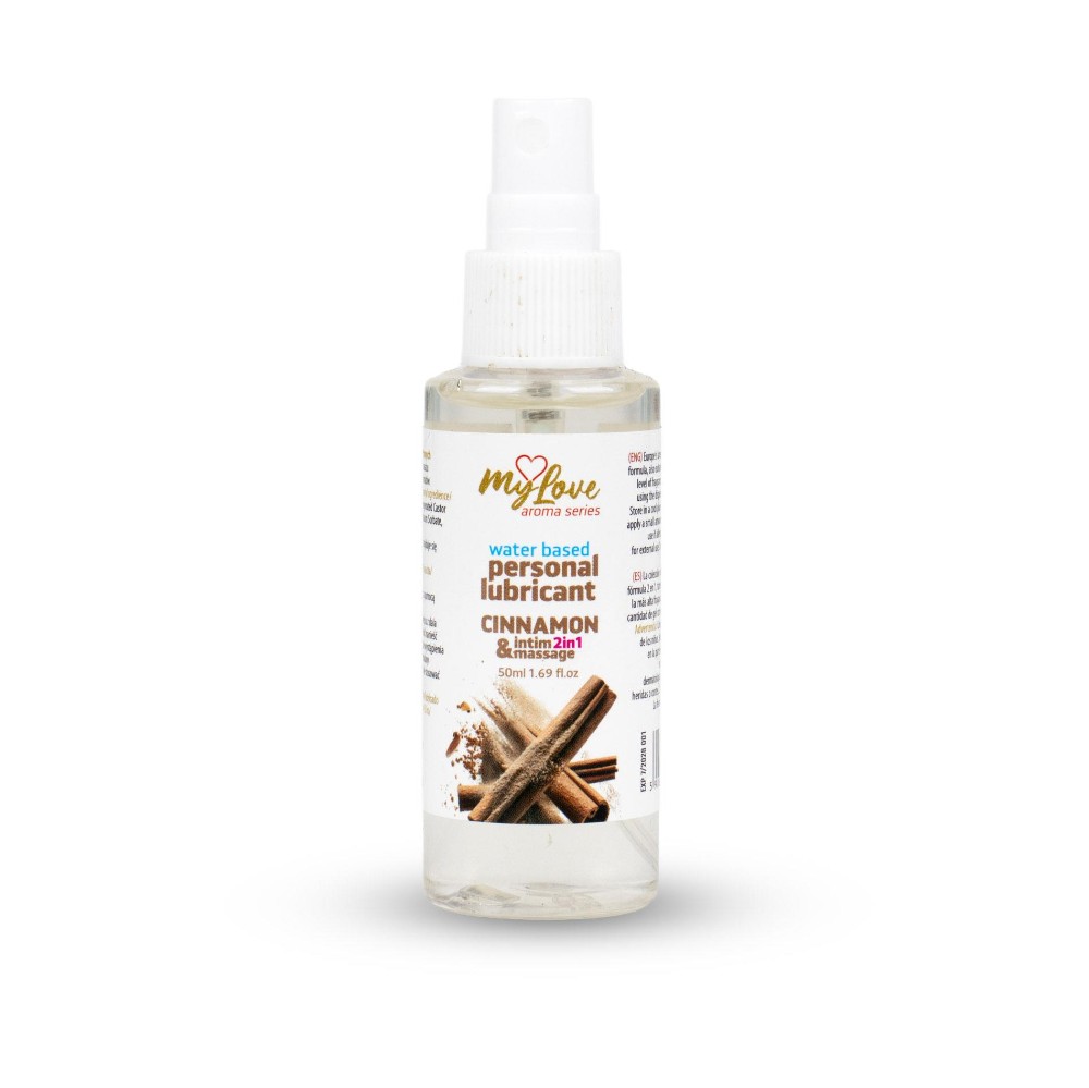 2в1 лубрикант та масажний гель - MyLove Aroma Series Intim&Massage Cinnamon, 50 мл - зображення 1