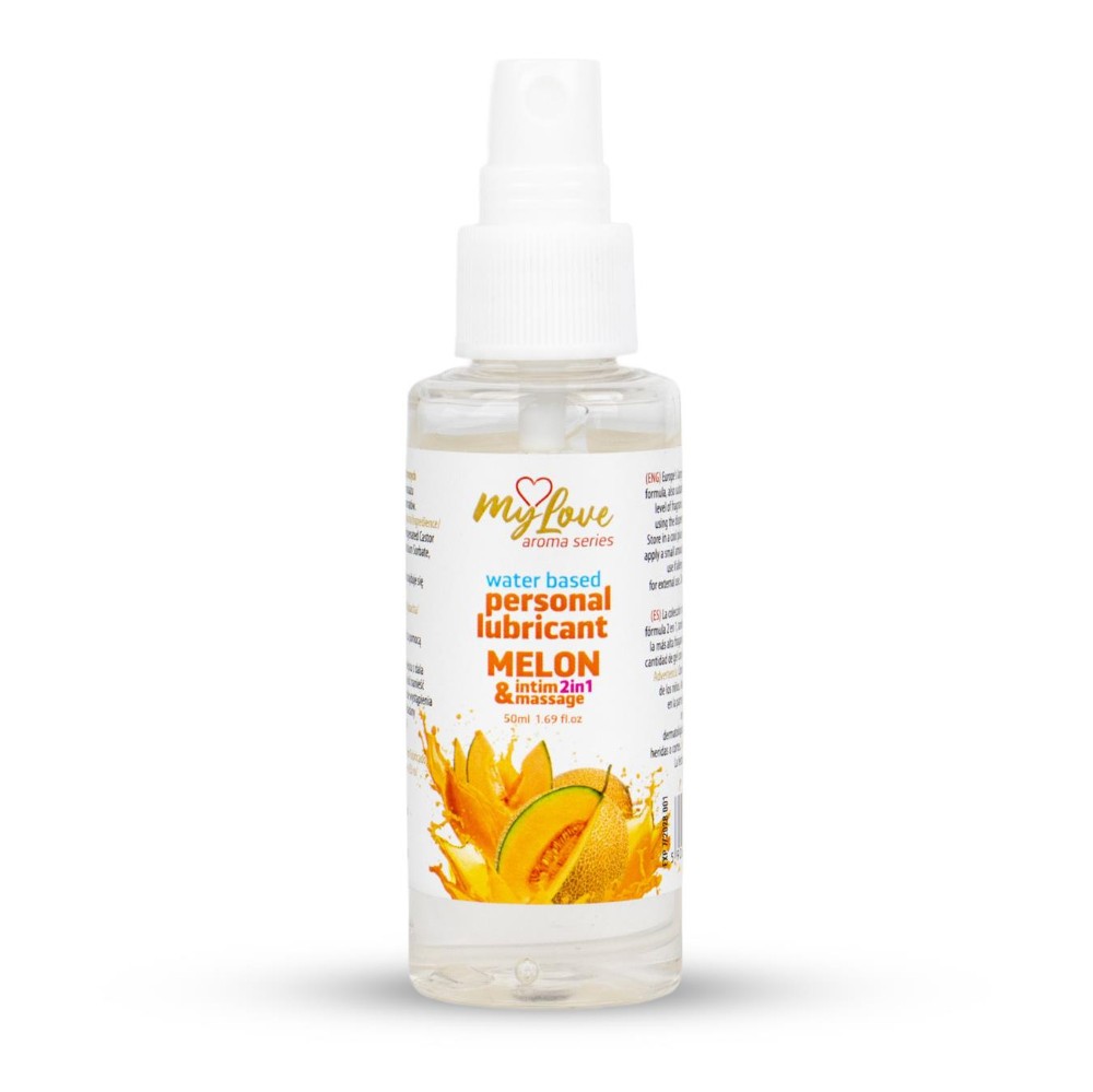 2в1 лубрикант та масажний гель - MyLove Aroma Series Intim&Massage Melon, 50 мл - зображення 1