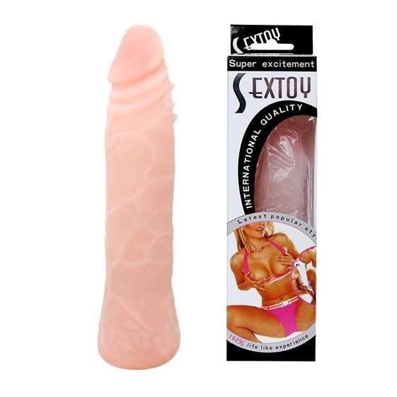 Фалоімітатор - Super Excitement Sextoy Fresh, 19 см - зображення 1