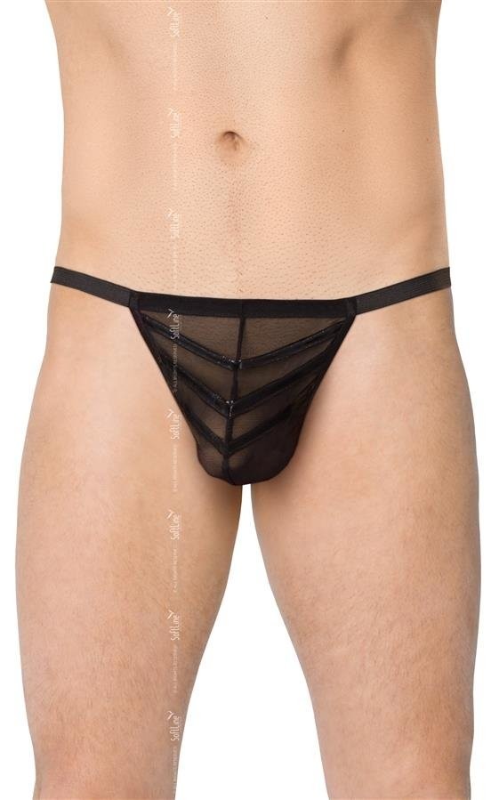 Чоловічі стрінги - Mens Thong 4527, black - S-L - зображення 1
