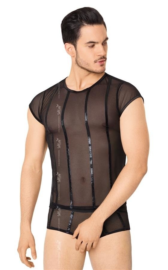 Комплект білизни - Shirt and Shorts 4608, black M/L - зображення 1