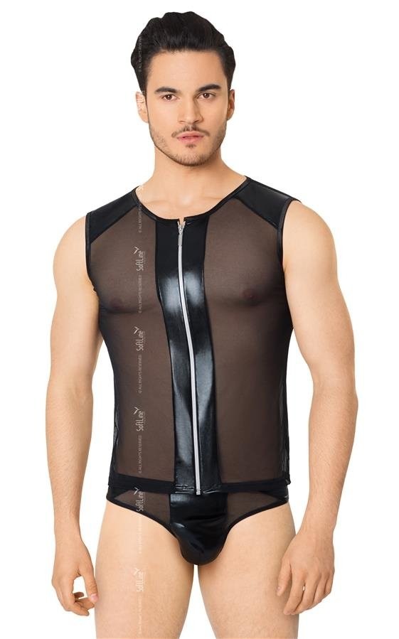 Комплект білизни - Shirt and Shorts 4606, black XL - зображення 1