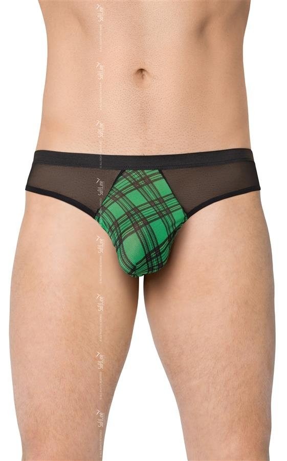 Чоловічі трусики - Mens Briefs 4524, green XL - зображення 1