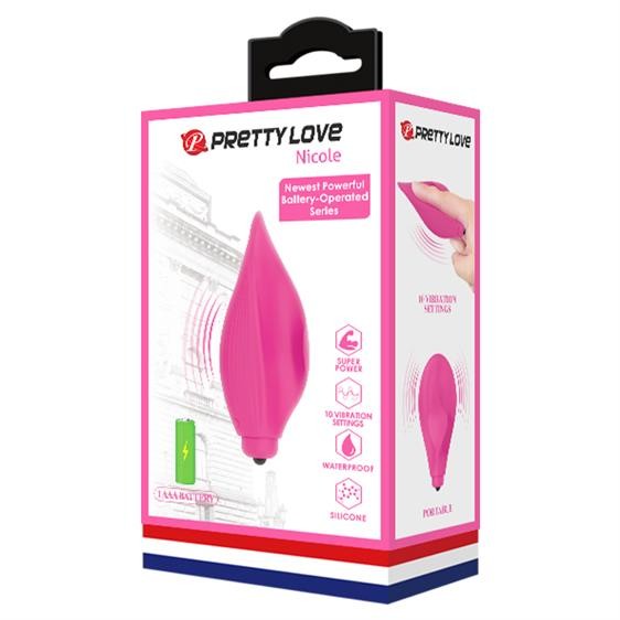 Кліторальний стимулятор - Pretty Love Nicole Clitoral Stimulator Magenta - зображення 1