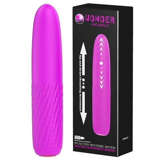 Вібратор - Wonder Archibald Vibrator Purple - зображення 1