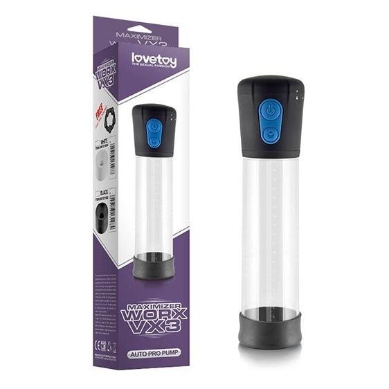 Вакуумна помпа - Maximizer Worx VX3 Auto Pro Pump Black - зображення 1
