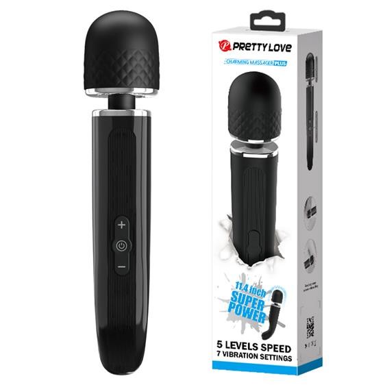 Вібромасажер - Pretty Love Charming Massager Plus Black - зображення 1