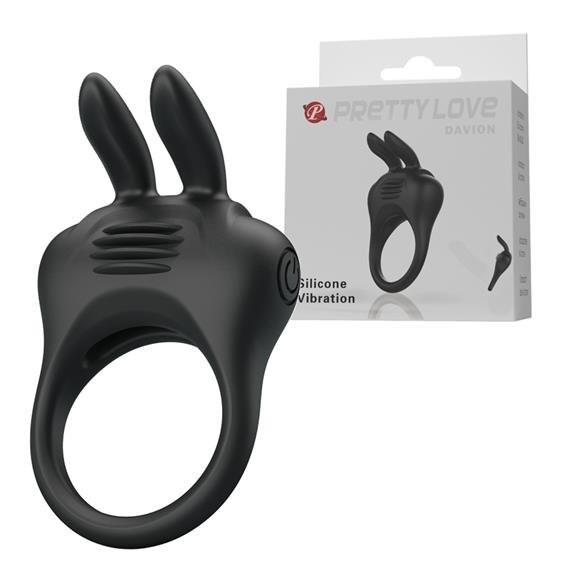 Ерекційне кільце - Pretty Love Davion Penis Ring Black - зображення 1