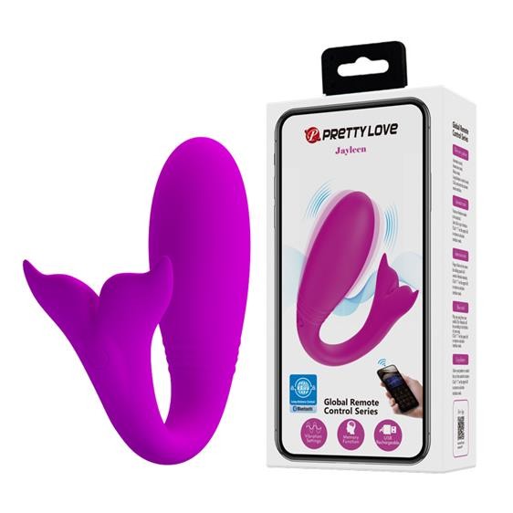 Вібратор - Pretty Love Jayleen Stimulator Purple (App) - зображення 1