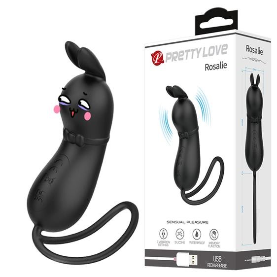 Вібростимулятор - Pretty Love Rosalie Vibro Stimulator Black - зображення 1