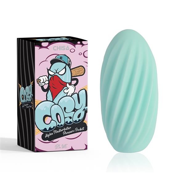 Мастурбатор - COSY Alpha Masturbator Pleasure Pocket Blue - зображення 1