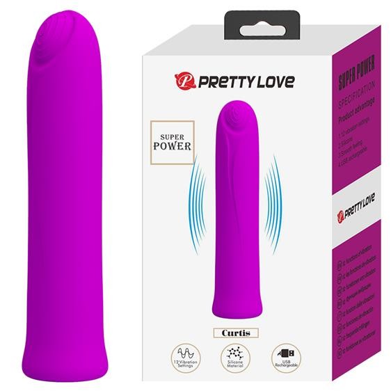 Вібратор - Pretty Love Curtis Vibrator Purple - зображення 1