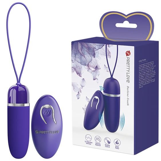 Віброяйце - Pretty Love Darlene-Youth Wireless Egg Blue - зображення 1