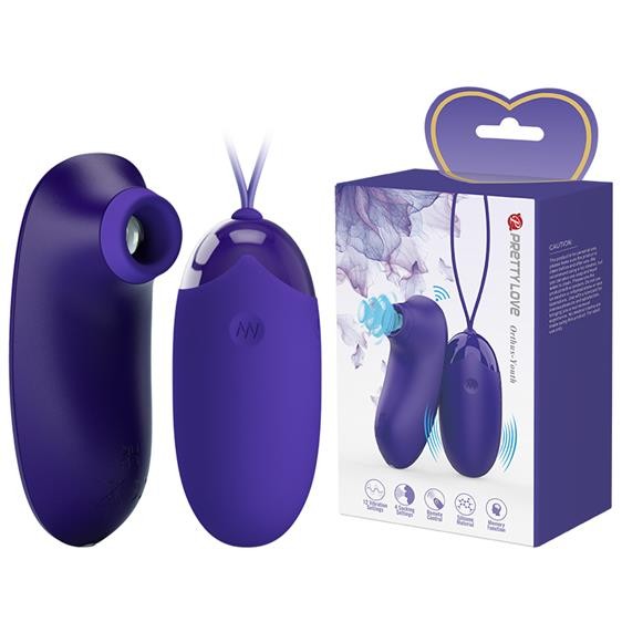 Віброяйце - Pretty Love Orthus-Youth Stimulator Blue - зображення 1
