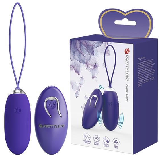 Віброяйце - Pretty Love Jenny-Youth Wireless Egg Blue - зображення 1