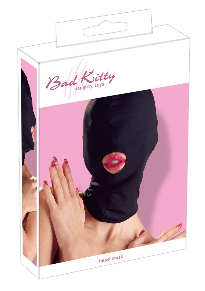 Маска - 2490366 Bad Kitty Head Mask Mouth Black - зображення 1