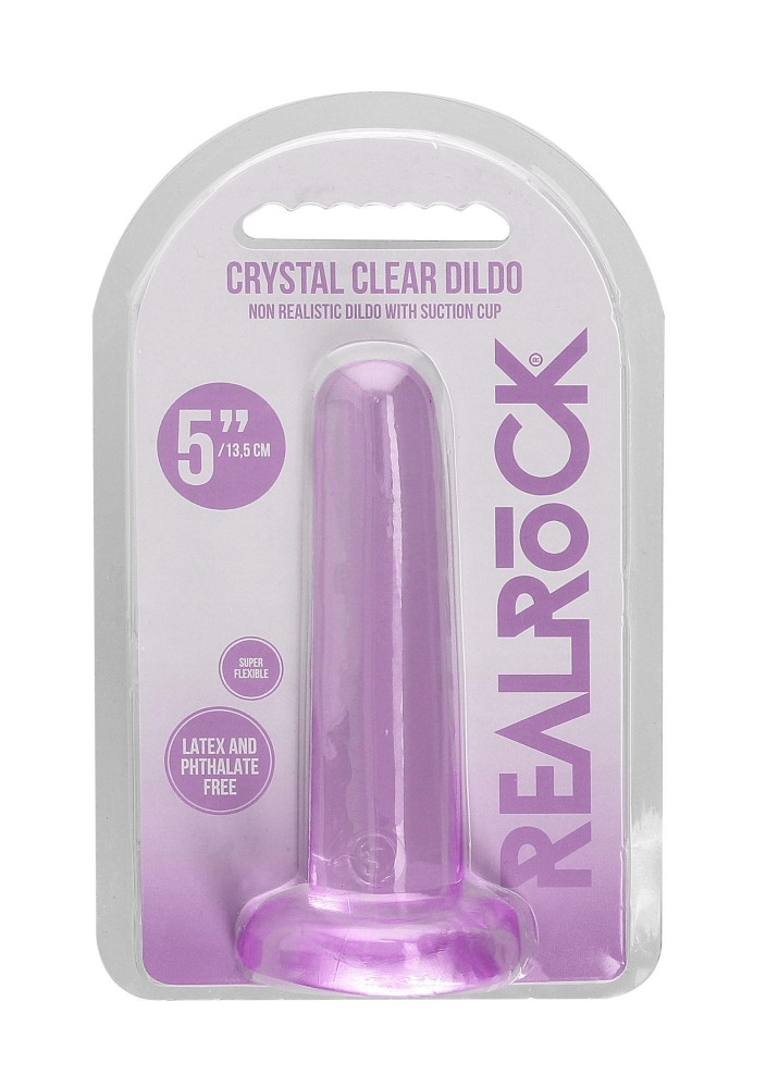 Фалоімітатор - Realrock Dildo 5,3" Purple - зображення 1